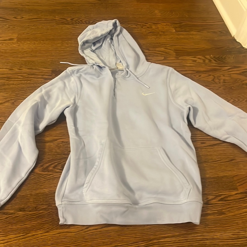Light blue Nike hoodie worn 2 times